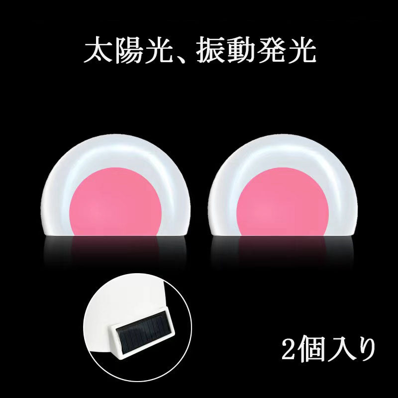 カー用品 カーアクセサリー 2個入り 自動車ルーフ装飾ライト、電動車装飾品、カーシール、車外装飾、太陽光キャットイヤーライト