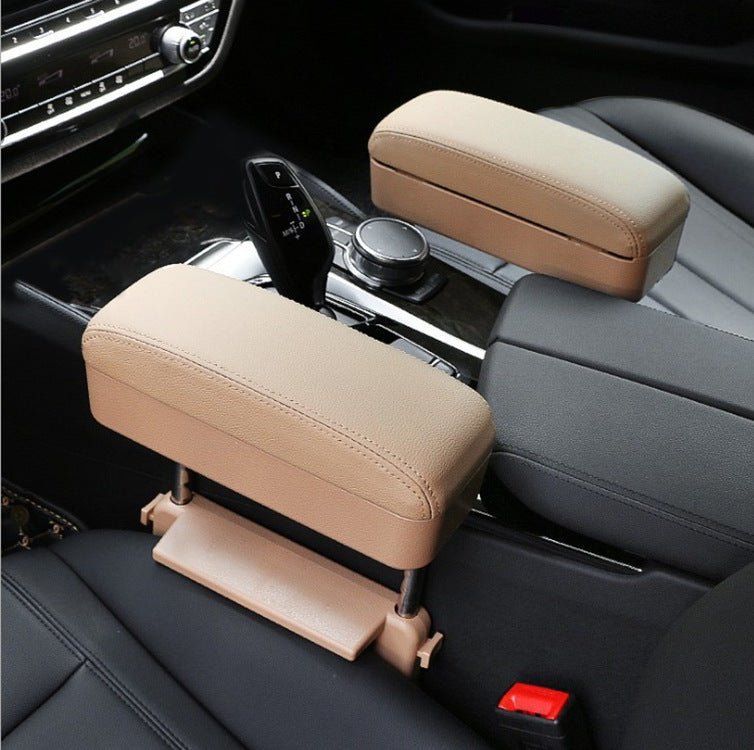 車用シートアームレスト多機能収納ボックス 中央コンソール昇降式アームレスト 汎用肘掛け 高さ調節可能