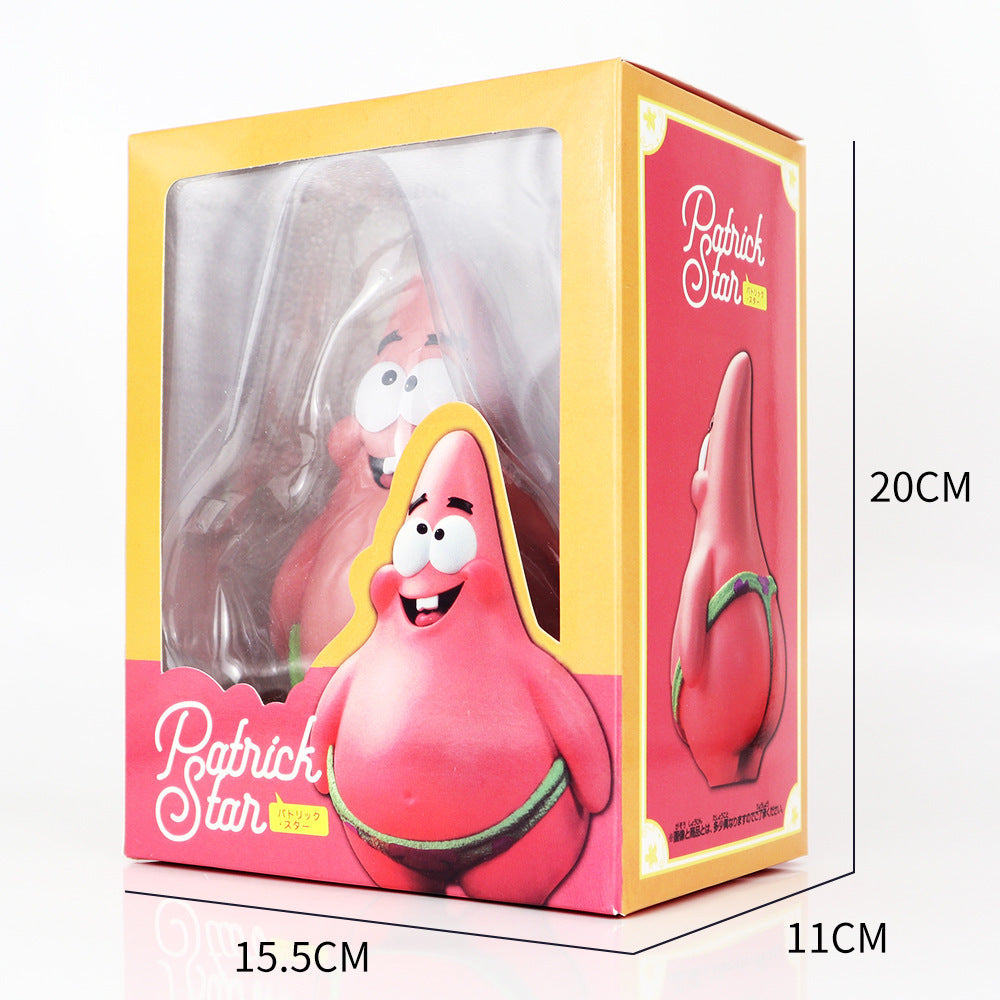 車載用フィギュア スポンジ・ボブ アニメ フィギュア パトリック・スター フィギュア 車載デスクトップ カートゥーンモデル