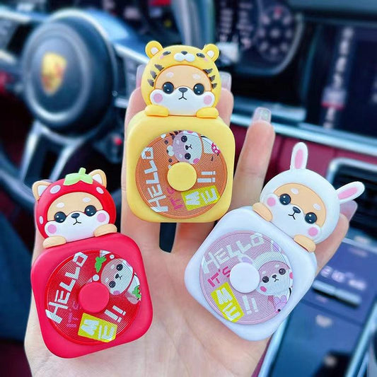 コーギーの香水カー用 アクセサリー！車芳香剤　可愛いカートゥーンデザインで車内を香りで満たす