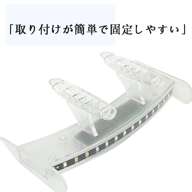 新モデル 自動車エクステンション デコレーション用汎用小型エクステンション ランプ付き 防水・ソーラー充電式 追突防止ランプ