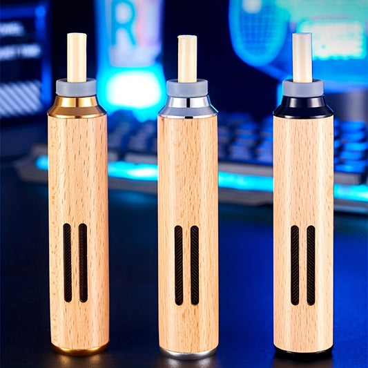 携帯灰皿｜スモーク灰皿・木製・ポータブル・無灰・灰皿・ふた付き・軽量・丸洗い可能・においが漏れない・捨て簡単・取り外し可