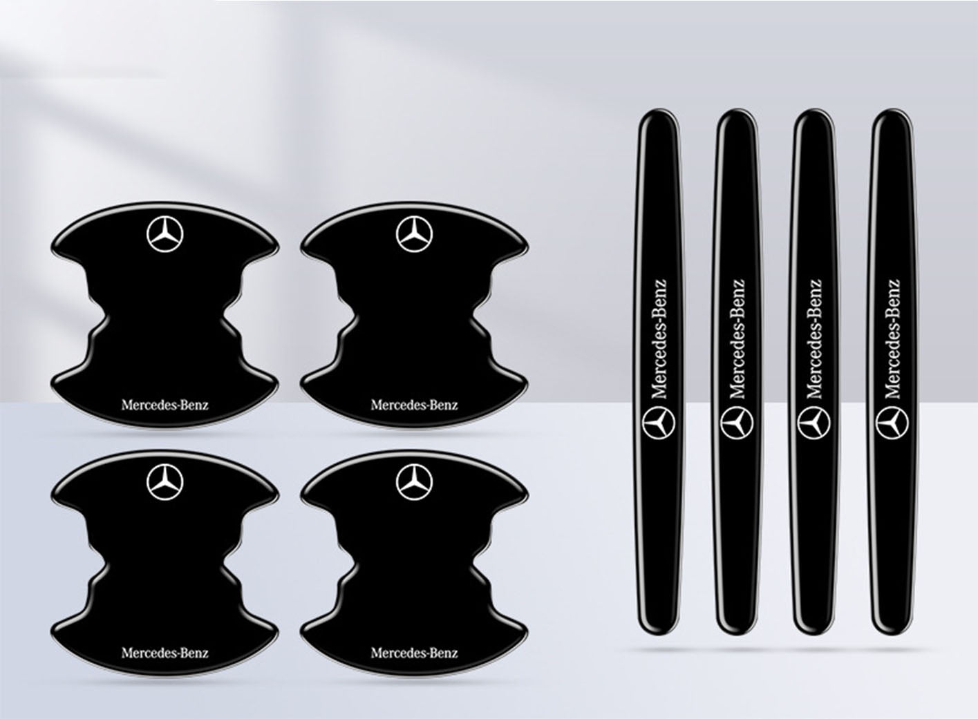 車用品　傷防止ドアエッジガード、ドアハンドルプロテクター、ドアエッジプロテクター、ハンドル傷防止ステッカー、装飾