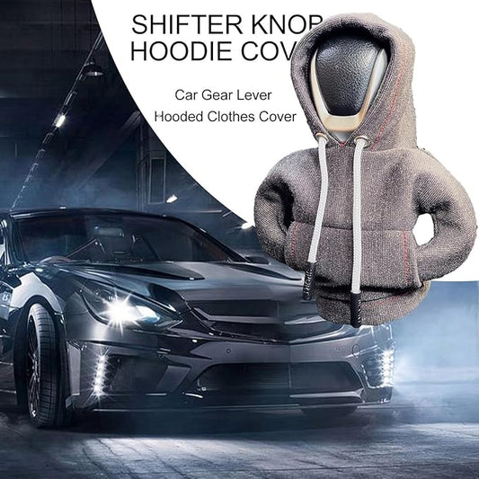 シフトノブカバー ギアノブ グローブ カーシフターパーカー 車のシフターとギアシフトノブ用の面白いパーカーセーター