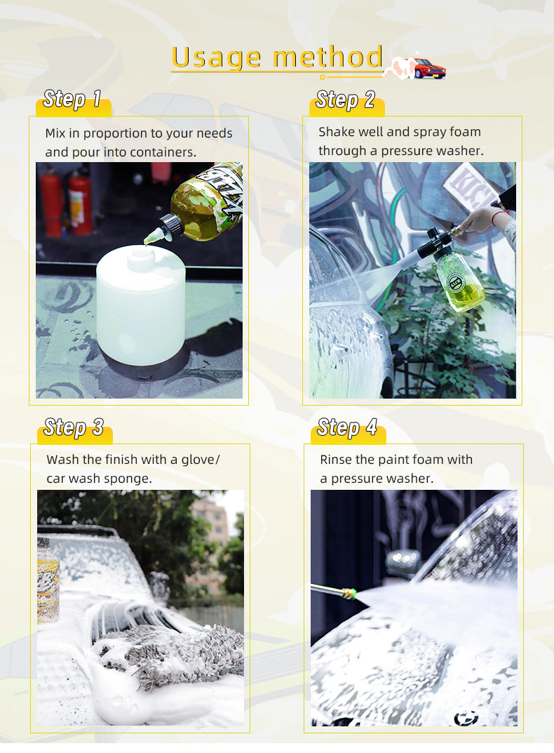 KLCB A1 Pro High Concentrated Car Wash shampoo 1:1000